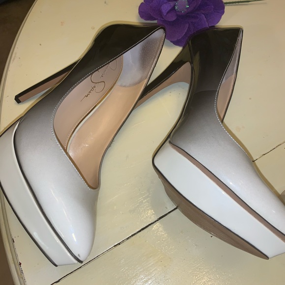 Size 9m 4 in heels by Jessica Simpson worn twice - Picture 4 of 7